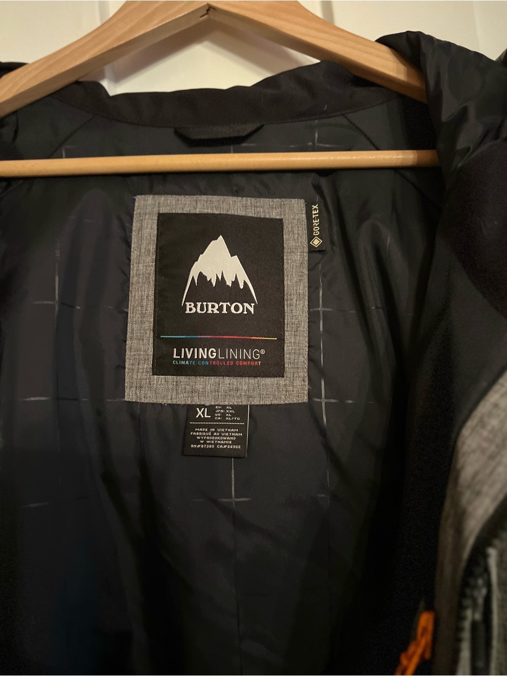 Burton Men's Gore-Tex Radial Jacket -Bog Heather XL - Picture 10 of 10